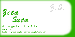 zita suta business card